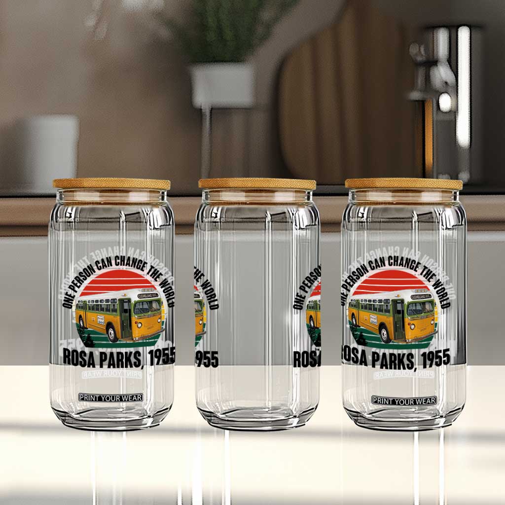 Rosa Parks Glass Can One Person Can Change The World TS14 Print Your Wear