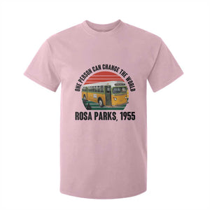 Rosa Parks T Shirt For Kid One Person Can Change The World TS14 Light Pink Print Your Wear