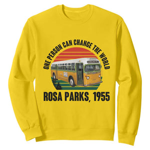 Rosa Parks Sweatshirt One Person Can Change The World TS14 Daisy Print Your Wear
