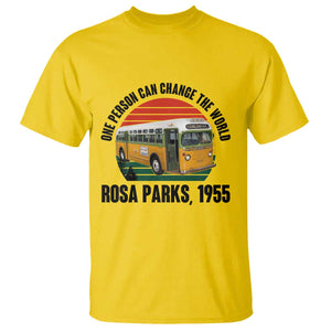 Rosa Parks T Shirt One Person Can Change The World TS14 Daisy Print Your Wear