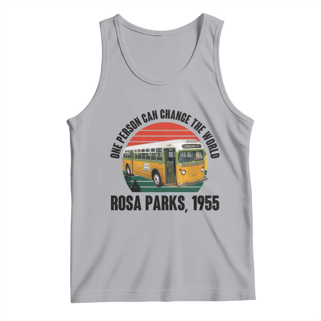 Rosa Parks Tank Top One Person Can Change The World TS14 Athletic Heather Print Your Wear