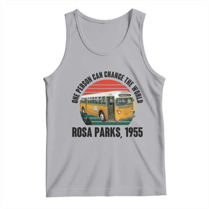 Rosa Parks Tank Top One Person Can Change The World TS14 Athletic Heather Print Your Wear