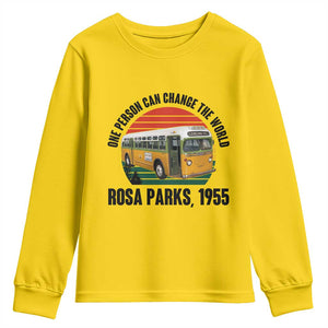 Rosa Parks Youth Sweatshirt One Person Can Change The World TS14 Daisy Print Your Wear