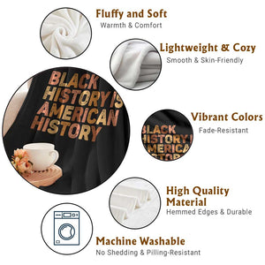 Black History Melanin African American Pride Throw Blanket TS14 Print Your Wear