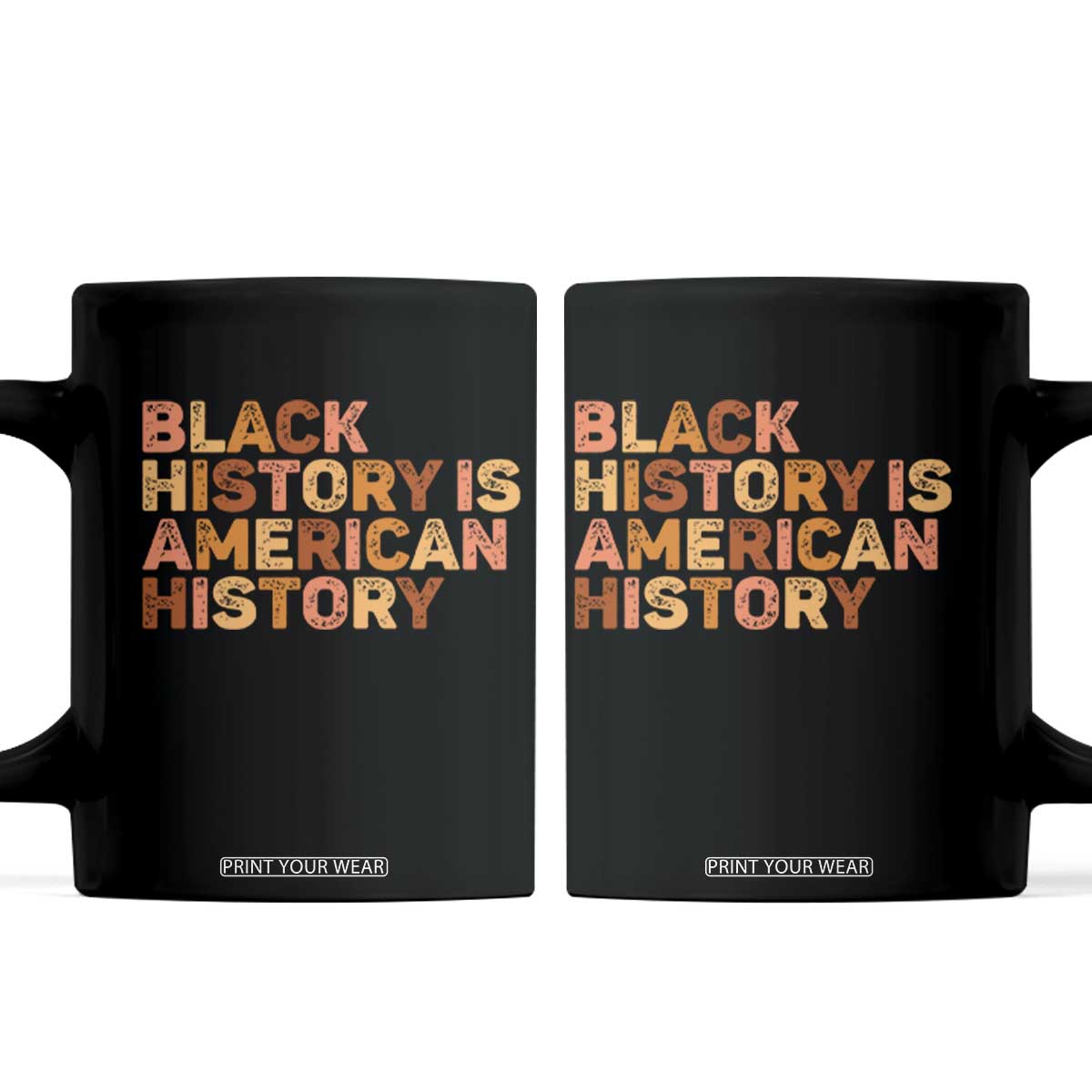 Black History Melanin African American Pride Coffee Mug TS14 Black Print Your Wear