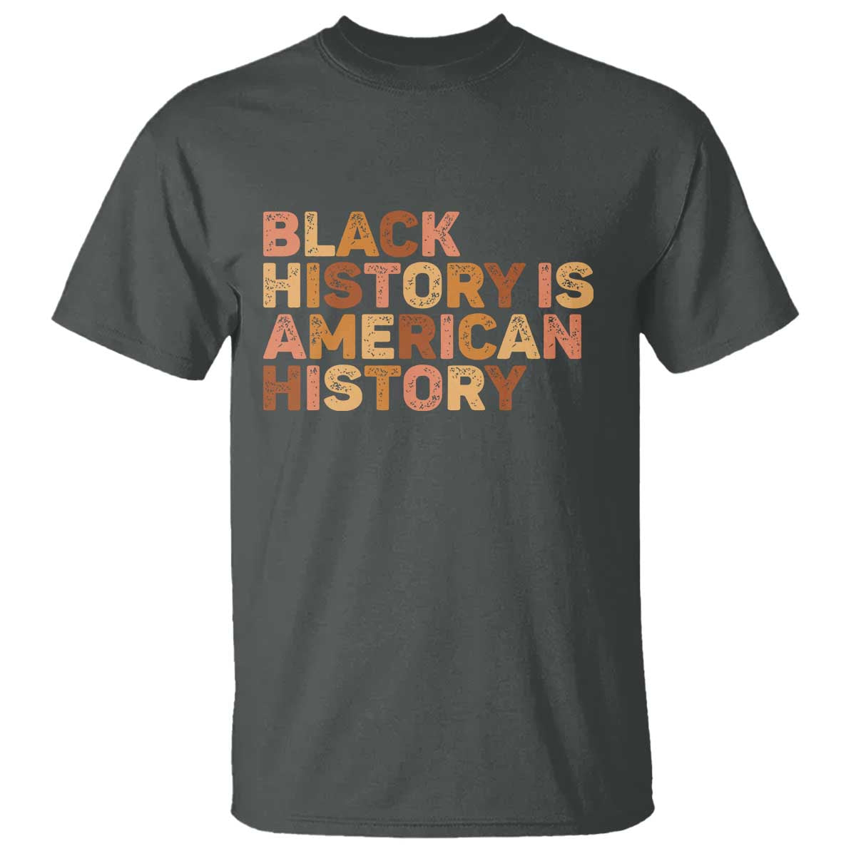 Black History Melanin African American Pride T Shirt TS14 Dark Heather Print Your Wear