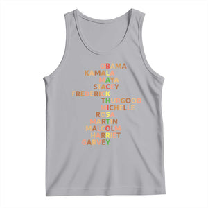 Black Leader History Melanin African American Pride Tank Top TS14 Athletic Heather Print Your Wear