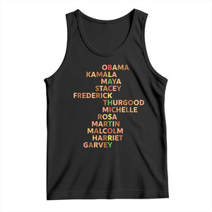 Black Leader History Melanin African American Pride Tank Top TS14 Black Print Your Wear