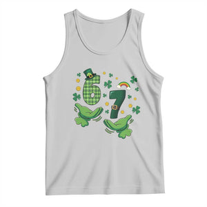 67 St Patricks Day Tank Top Funny Six Seven Hands Meme TS14 Ash Print Your Wear