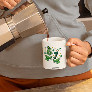 67 St Patricks Day Coffee Mug Funny Six Seven Hands Meme TS14 Print Your Wear