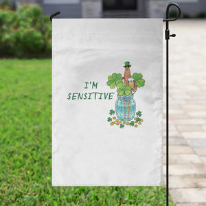 Marcus The Worm St Patricks Day Garden Flag I'm Sensitive TS14 Print Your Wear