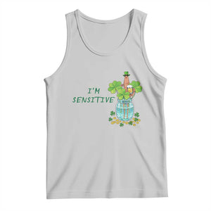 Marcus The Worm St Patricks Day Tank Top I'm Sensitive TS14 Ash Print Your Wear