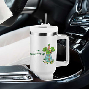 Marcus The Worm St Patricks Day Tumbler With Handle I'm Sensitive TS14 Print Your Wear