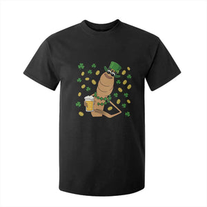 Marcus The Worm St Patricks Day T Shirt For Kid Funny Drinking Irish Beer Ireland TS14 Black Print Your Wear