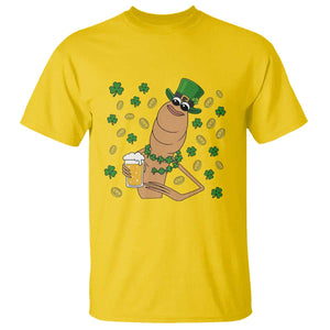 Marcus The Worm St Patricks Day T Shirt Funny Drinking Irish Beer Ireland TS14 Daisy Print Your Wear