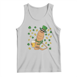 Marcus The Worm St Patricks Day Tank Top Funny Drinking Irish Beer Ireland TS14 Ash Print Your Wear