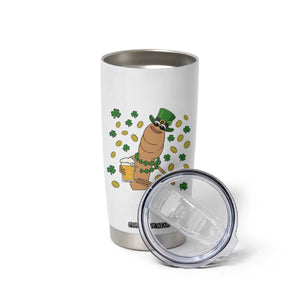 Marcus The Worm St Patricks Day Tumbler Cup Funny Drinking Irish Beer Ireland TS14 Print Your Wear