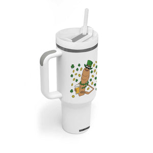 Marcus The Worm St Patricks Day Tumbler With Handle Funny Drinking Irish Beer Ireland TS14 Print Your Wear