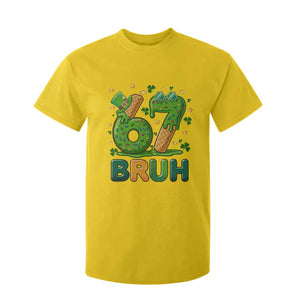 67 St Patricks Day T Shirt For Kid Funny Six Seven Bruh Meme TS14 Daisy Print Your Wear