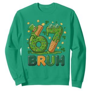 67 St Patricks Day Sweatshirt Funny Six Seven Bruh Meme TS14 Irish Green Print Your Wear