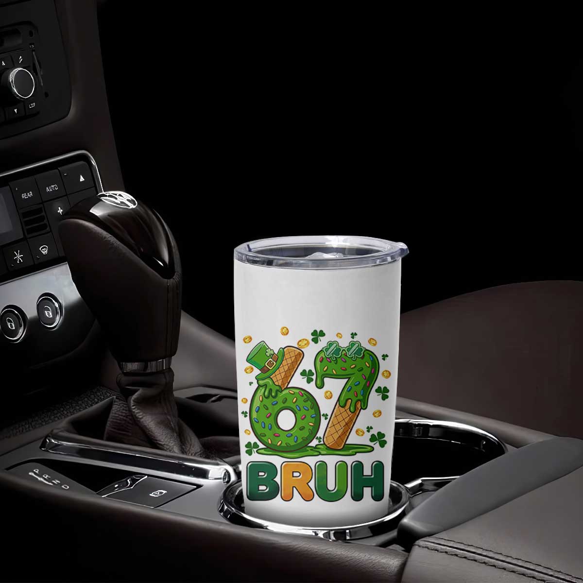 67 St Patricks Day Tumbler Cup Funny Six Seven Bruh Meme TS14 Print Your Wear