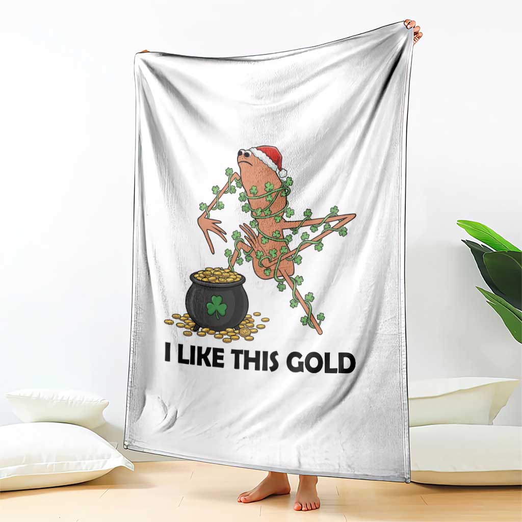 Marcus The Worm St Patricks Day Throw Blanket I Like This Gold TS14 Print Your Wear