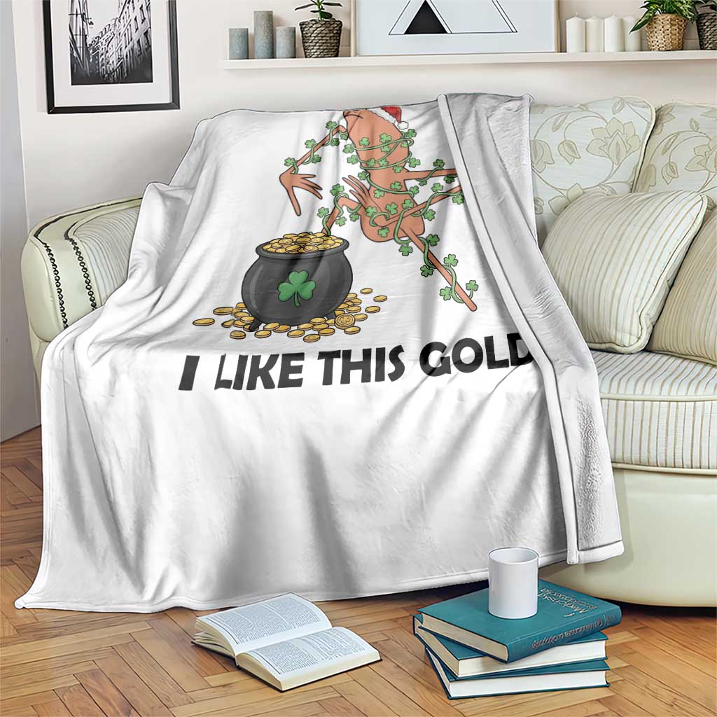 Marcus The Worm St Patricks Day Throw Blanket I Like This Gold TS14 Print Your Wear