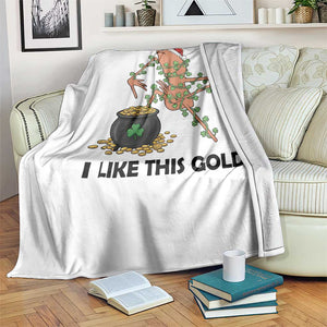 Marcus The Worm St Patricks Day Throw Blanket I Like This Gold TS14 Print Your Wear