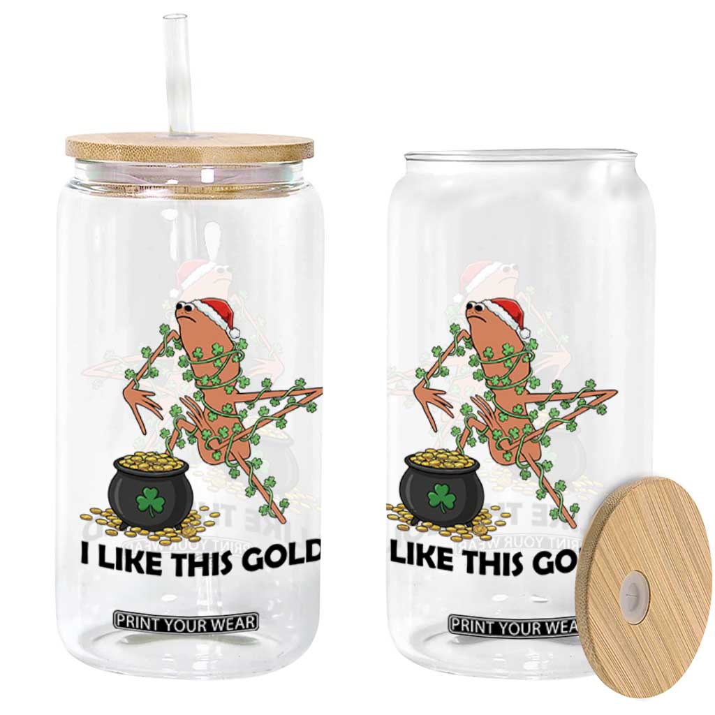 Marcus The Worm St Patricks Day Glass Can I Like This Gold TS14 Print Your Wear