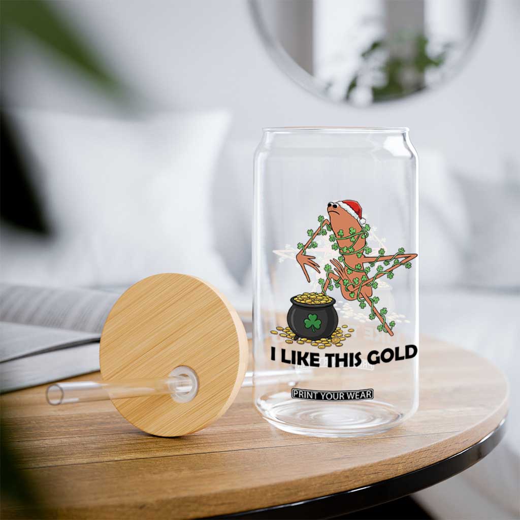 Marcus The Worm St Patricks Day Glass Can I Like This Gold TS14 Print Your Wear