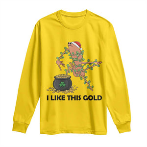 Marcus The Worm St Patricks Day Long Sleeve Shirt I Like This Gold TS14 Daisy Print Your Wear