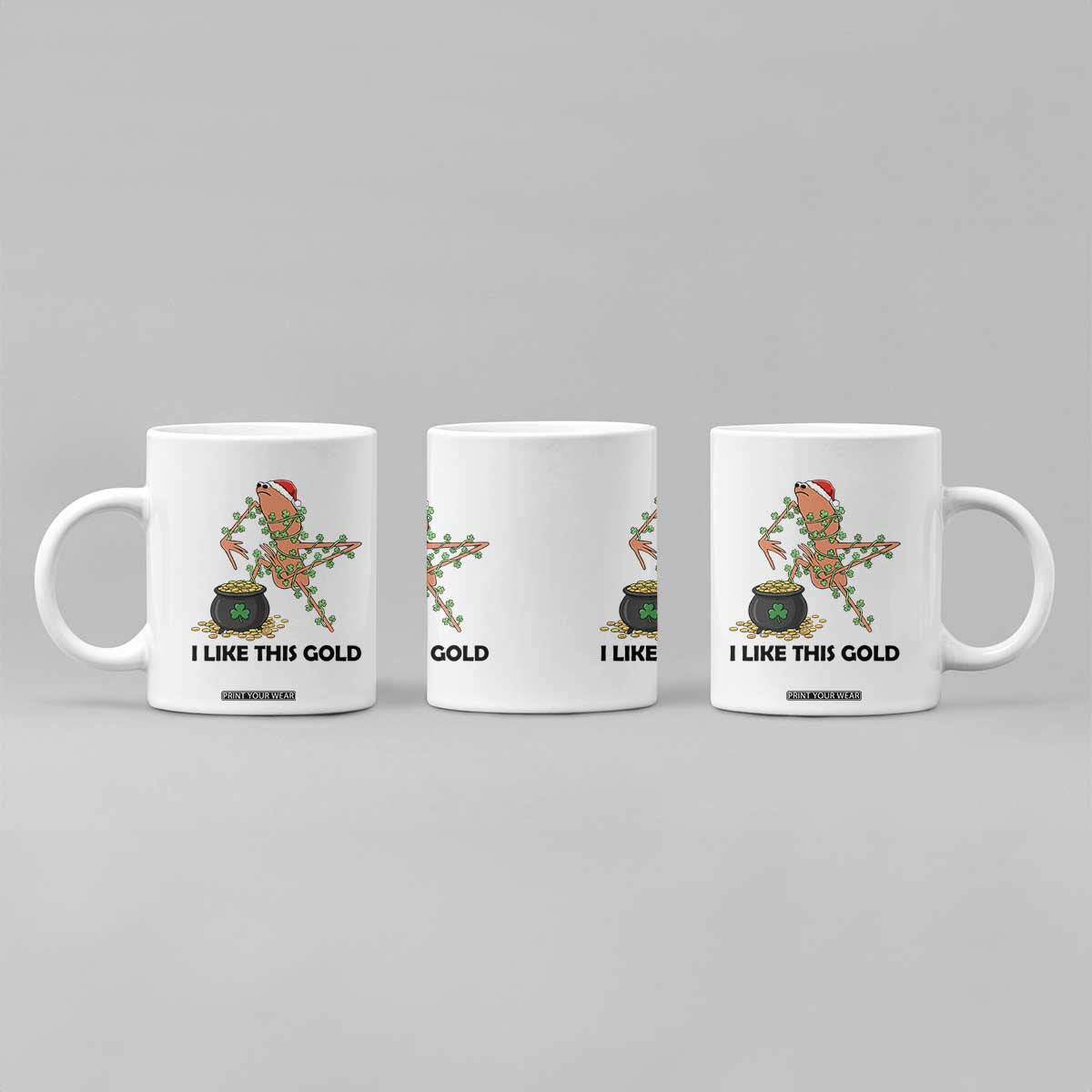 Marcus The Worm St Patricks Day Coffee Mug I Like This Gold TS14 Print Your Wear