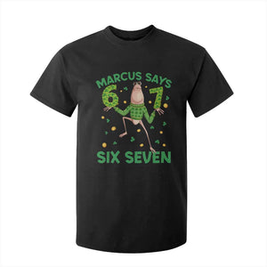 Marcus The Worm St Patricks Day T Shirt For Kid Funny 67 Six Seven Hands Meme TS14 Black Print Your Wear