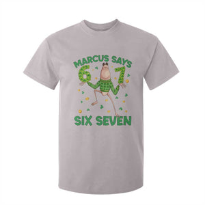 Marcus The Worm St Patricks Day T Shirt For Kid Funny 67 Six Seven Hands Meme TS14 Ice Gray Print Your Wear