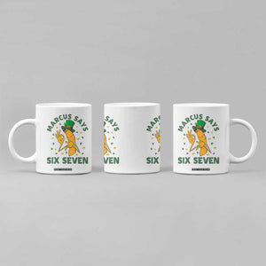 67 St Patricks Day Coffee Mug Funny Marcus The Worm Say Six Seven Meme TS14 Print Your Wear