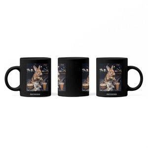 Easter Bunny Iced Coffee Coffee Mug Funny Rabbit Egg Painting TS14 Print Your Wear