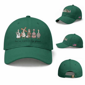 He Is Risen Silly Goose Baseball Cap Funny Christian Easter TS14 Baseball Cap Universal Fit Irish Green Print Your Wear