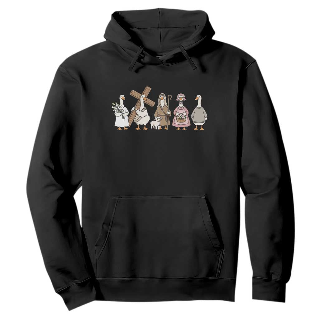 He Is Risen Silly Goose Hoodie Funny Christian Easter TS14 Black Print Your Wear