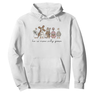 He Is Risen Silly Goose Hoodie Funny Christian Easter TS14 White Print Your Wear