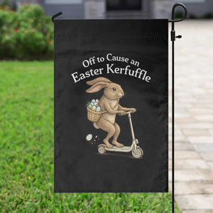 Funny Easter Bunny Garden Flag Off To The Cause an Easter Kerfuffle TS14 Print Your Wear