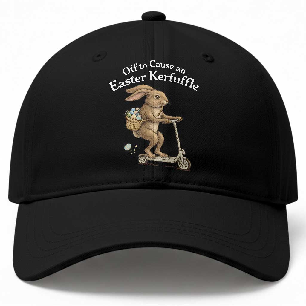 Funny Easter Bunny Baseball Cap Off To The Cause an Easter Kerfuffle TS14 Print Your Wear