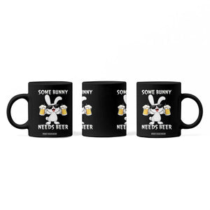 Funny Easter Bunny Drinking Beer Coffee Mug Some Bunny Needs Beer TS14 Print Your Wear