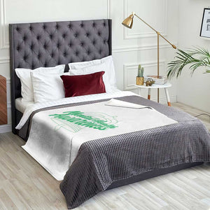 Mental Health Matters Awareness Throw Blanket Support Squad Green Ribbon TS14 Print Your Wear