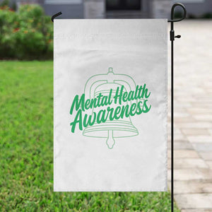Mental Health Matters Awareness Garden Flag Support Squad Green Ribbon TS14 Print Your Wear