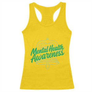 Mental Health Matters Awareness Racerback Tank Top Support Squad Green Ribbon TS14 Daisy Print Your Wear