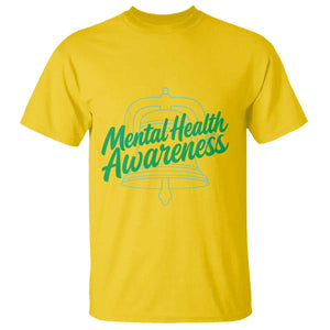 Mental Health Matters Awareness T Shirt Support Squad Green Ribbon TS14 Daisy Print Your Wear