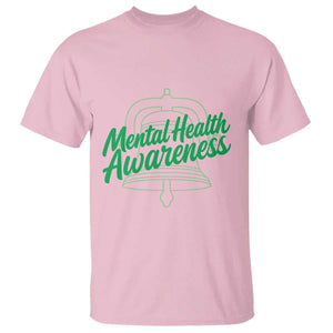 Mental Health Matters Awareness T Shirt Support Squad Green Ribbon TS14 Light Pink Print Your Wear