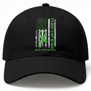 Mental Health Awarenes Baseball Cap It's Okay To Not Be Okay TS14 Print Your Wear