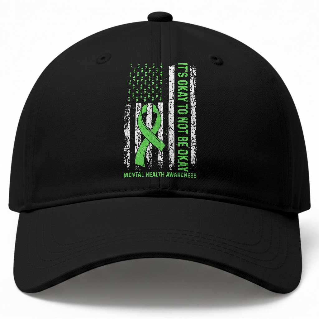 Mental Health Awarenes Baseball Cap It's Okay To Not Be Okay TS14 Print Your Wear