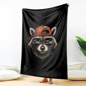 Cool Dad Throw Blanket Raccoon Daddy Father's Day Gift TS14 Print Your Wear